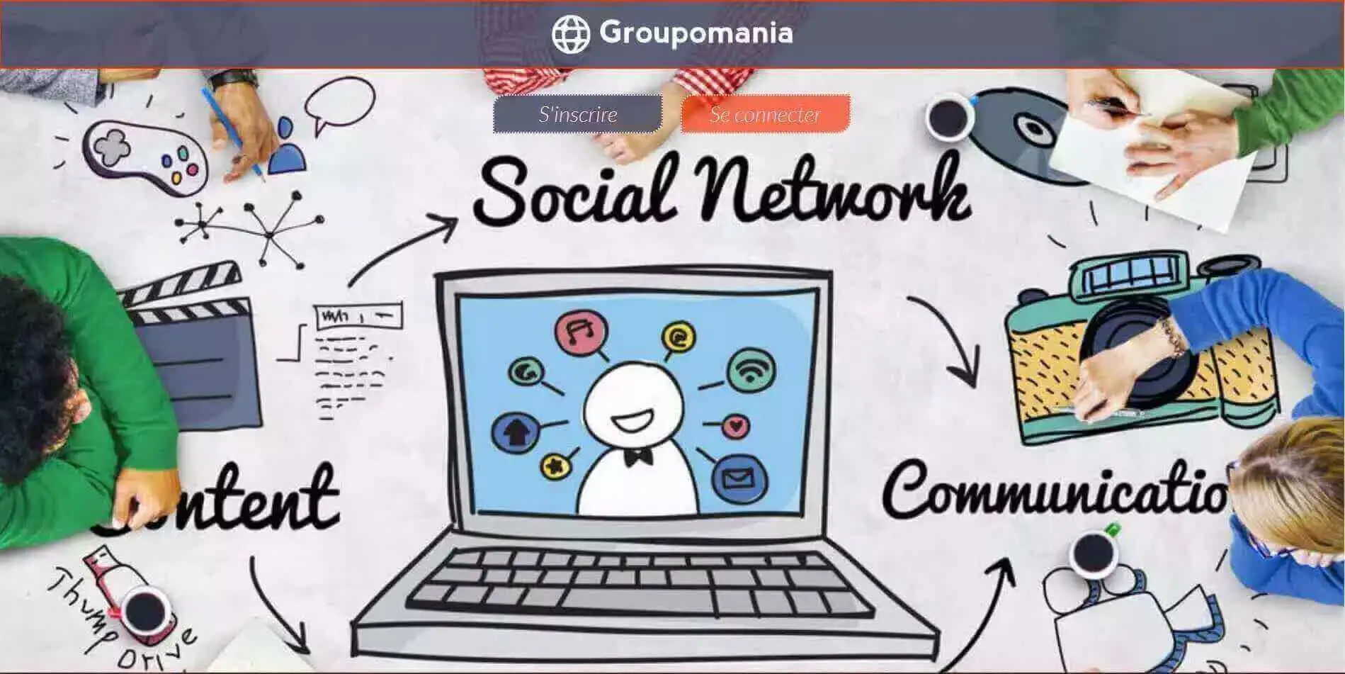 Capture d'écran du projet Groupomania